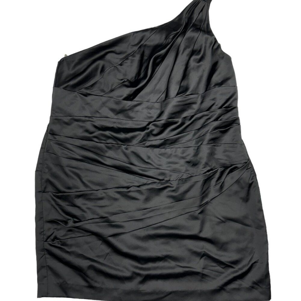 David's Bridal One Shouldered Mini Dress (24)
